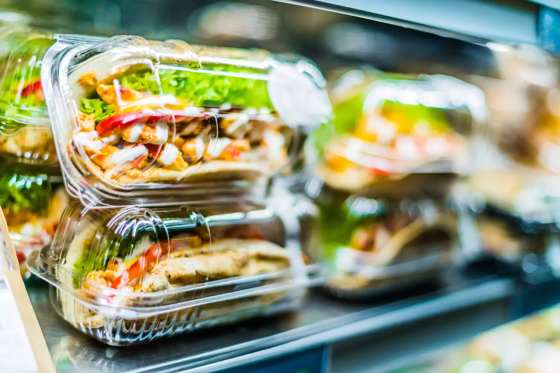 Food in containers
